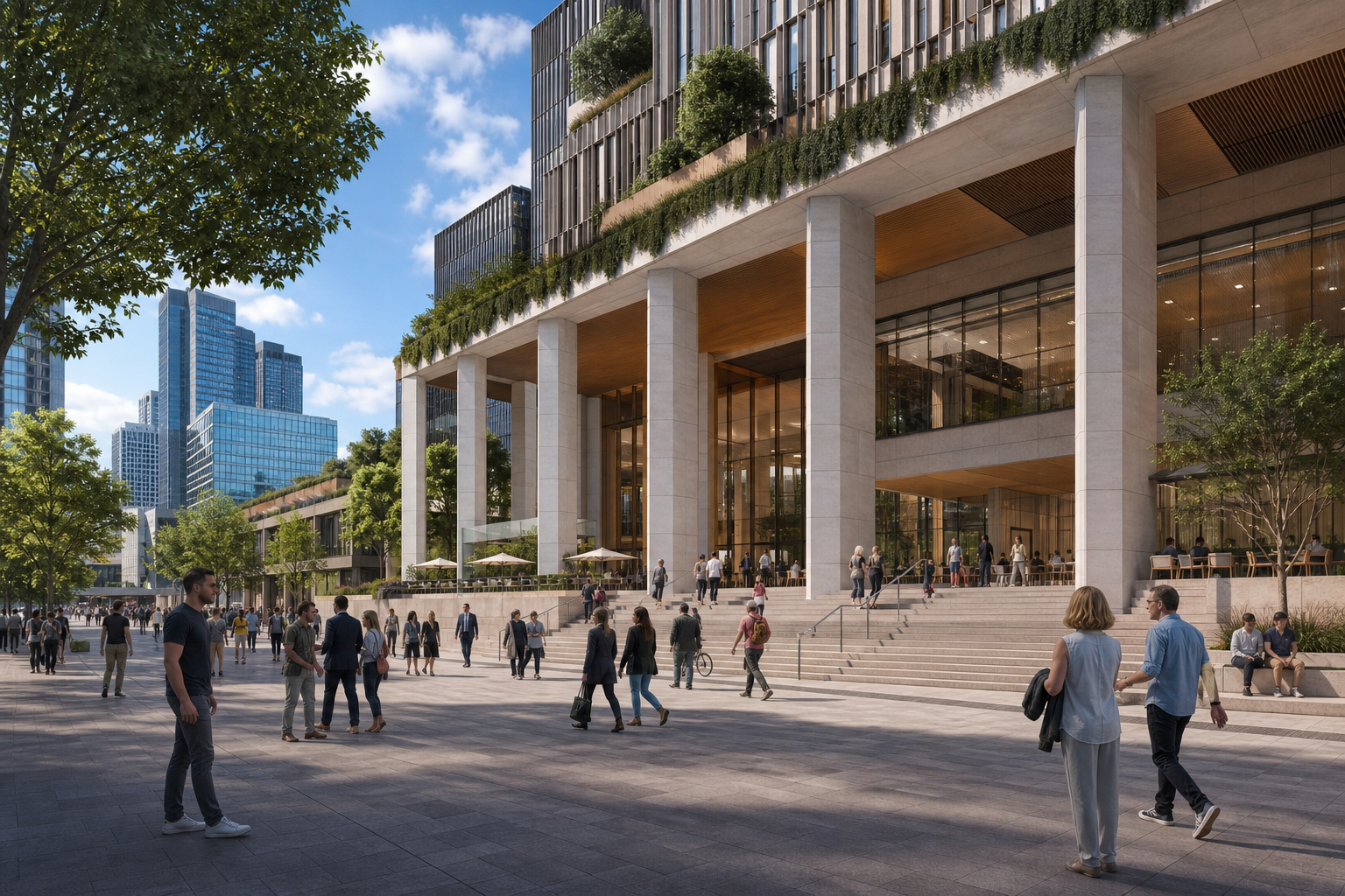 Civic-interface mixed use