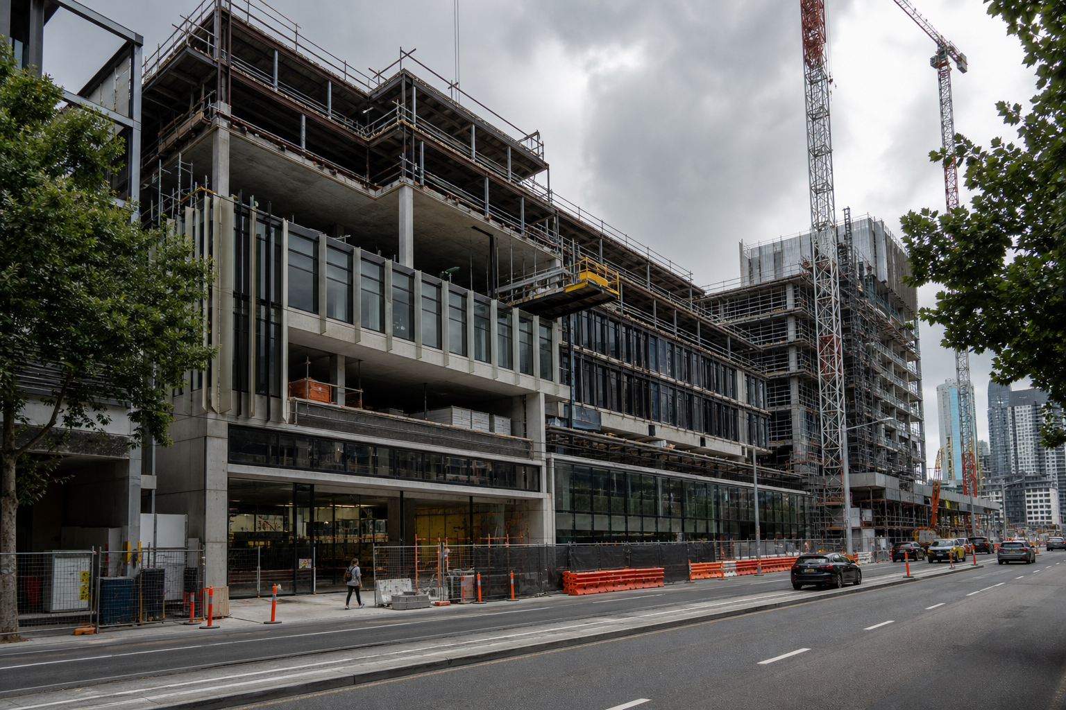 Inner-corridor mixed use