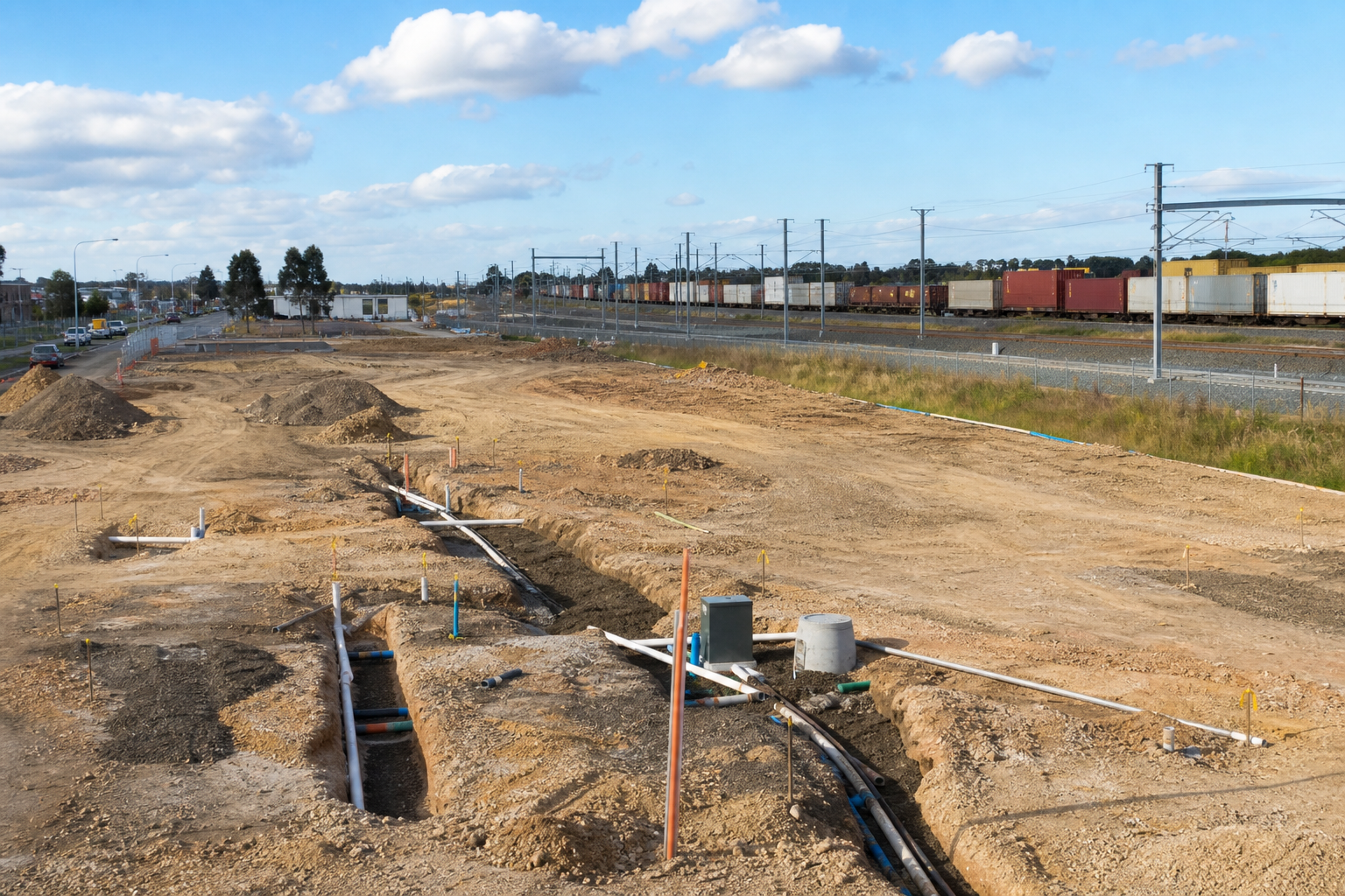 Infrastructure-adjacent precinct