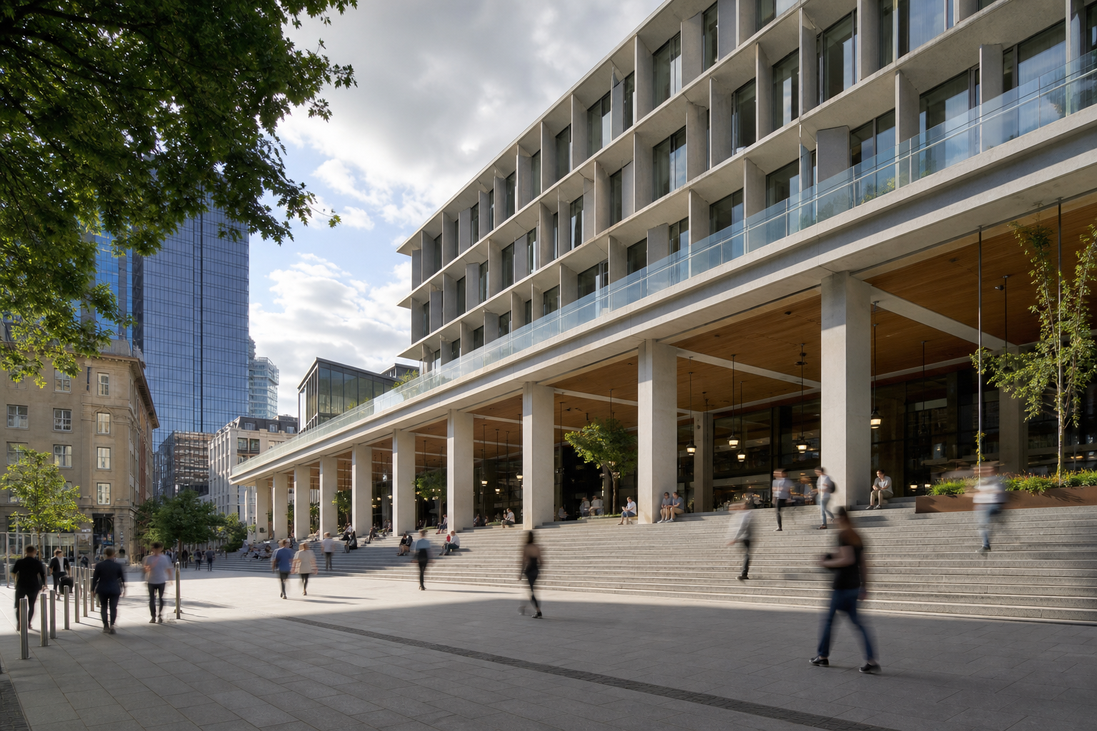 Civic interface mixed use